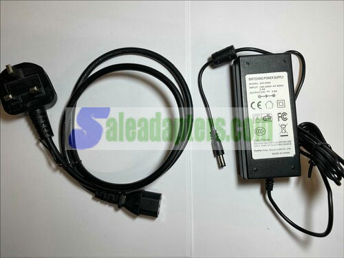 Replacement for 24V 2.1A AC Adapter STD-24021L Power Supply with UK Plug Replacement for 24V 2.1A AC Adapter STD-24021L Power Supply with UK Plug